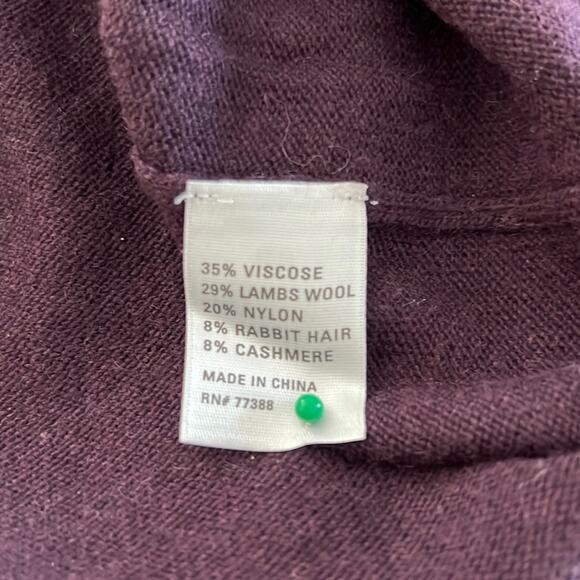 Wallace XS Dark Purple Tunic Sweater Y2K Vintage - Picture 7 of 10